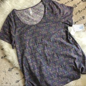 LULAROE Classic-T Patterned XL